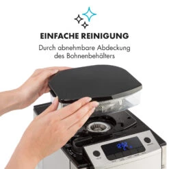 Aromatica X Kaffeemaschine Mahlwerk Glaskanne Aroma+ Edelstahl 16 Aromatica X Kaffeemaschine Mahlwerk Glaskanne Aroma+ Edelstahl -Klarstein Verkaufsgeschäft 10032102 de 0005 logo