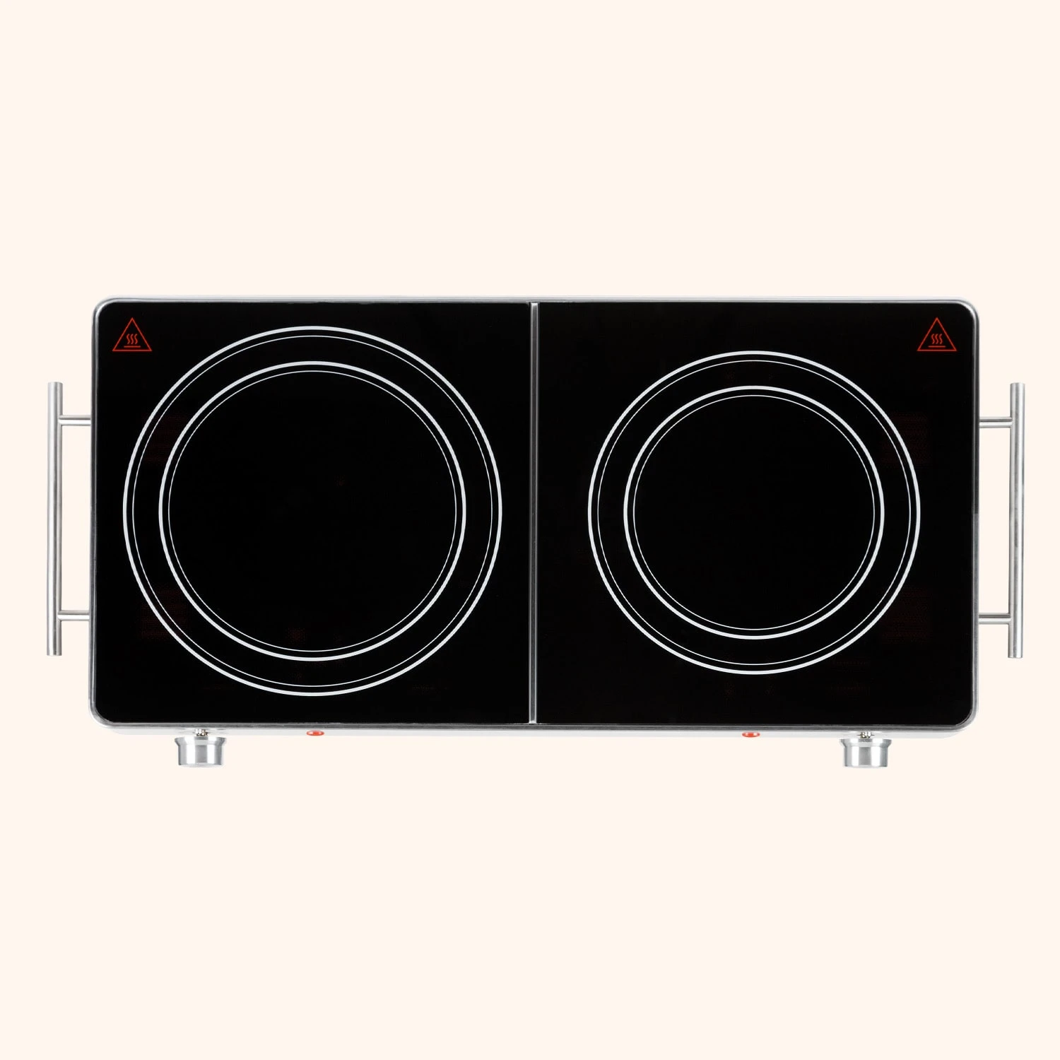 VariCook Duo Kochplatte 3000W Edelstahlgehäuse Tragegriffe 7 VariCook Duo Kochplatte 3000W Edelstahlgehäuse Tragegriffe – Bild 5