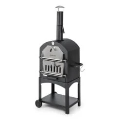 Pizzaiolo Perfetto Pizzaofen 30,5x30,5cm Echtstein 1,2mm Stahl Mobil -Klarstein Verkaufsgeschäft 10032130 yy 0011 titel pizzaiolo perfet pizzaofen