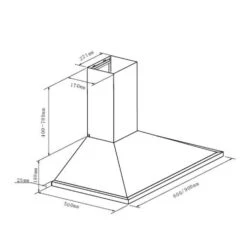 Galina Dunstabzugshaube Abluft 60 Cm 350 M³/h LED Edelstahl Acrylglas -Klarstein Verkaufsgeschäft 10032137 yy 0007 logo Klarstein Galina Dunstabzugshaube Acrylglas reedit