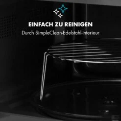 Fine Dinesty 2-in-1-Mikrowelle: 23l 800W / Grill: 1000W Blau 16 Fine Dinesty 2-in-1-Mikrowelle: 23l 800W / Grill: 1000W Blau -Klarstein Verkaufsgeschäft 10032201 de 0007 logo