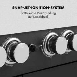 Tomahawk 4.2 SBG Gasgrill 6 Brenner 20,7 KW 64x42cm Grill Edelstahl -Klarstein Verkaufsgeschäft 10032308 de 0004 logo