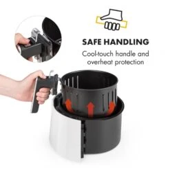 AirVital Heißluftfritteuse 1300W 2,5l CeraPlus-Antihaft Touch Weiß -Klarstein Verkaufsgeschäft 10032331 yy 0008 logo Klarstein AirVital Heissluftfritteuse 1300W weiss