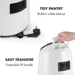 AirVital Heißluftfritteuse 1300W 2,5l CeraPlus-Antihaft Touch Weiß -Klarstein Verkaufsgeschäft 10032331 yy 0009 logo Klarstein AirVital Heissluftfritteuse 1300W weiss