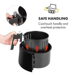 AirVital Heißluftfritteuse 1300W 2,5l CeraPlus-Antihaft Touch Schwarz 16 AirVital Heißluftfritteuse 1300W 2,5l CeraPlus-Antihaft Touch Schwarz -Klarstein Verkaufsgeschäft 10032332 yy 0008 logo Klarstein AirVital Heissluftfritteuse 1300W schwarz