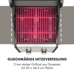 Lucifer 2.0-T Gasgrill 2 X 3,5 KW Brenner 45x44cm Grill Edelstahl 16 Lucifer 2.0-T Gasgrill 2 X 3,5 KW Brenner 45x44cm Grill Edelstahl -Klarstein Verkaufsgeschäft 10032455 de 0006 logo