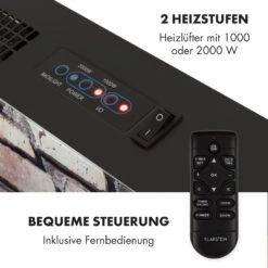 Colmar Elektrischer Kamin Glas 2000W 7 LED-Farben Fernbedienung 17 Colmar Elektrischer Kamin Glas 2000W 7 LED-Farben Fernbedienung -Klarstein Verkaufsgeschäft 10032536 de 0007 logo