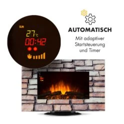 Colmar Elektrischer Kamin Glas 2000W 7 LED-Farben Fernbedienung 18 Colmar Elektrischer Kamin Glas 2000W 7 LED-Farben Fernbedienung -Klarstein Verkaufsgeschäft 10032536 de 0008 logo