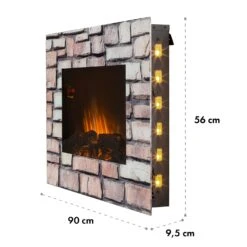 Colmar Elektrischer Kamin Glas 2000W 7 LED-Farben Fernbedienung 19 Colmar Elektrischer Kamin Glas 2000W 7 LED-Farben Fernbedienung -Klarstein Verkaufsgeschäft 10032536 yy 0009 dimensions