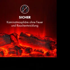 Copenhagen Elektrischer Kamin 950/1900W Thermostat Glasfront -Klarstein Verkaufsgeschäft 10032588 de 0007 logo