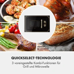 Victoria 20 Einbau-Mikrowelle, 20 L, 800 W, Grill: 1000 W, Schwarz 17 Victoria 20 Einbau-Mikrowelle, 20 L, 800 W, Grill: 1000 W, Schwarz -Klarstein Verkaufsgeschäft 10032591 de 0006 logo