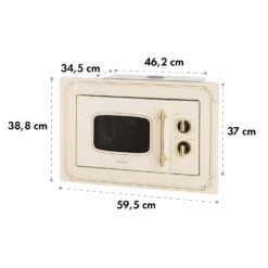 Victoria 20 Einbau-Mikrowelle, 20 L, 800 W, Grill: 1000 W, Elfenbein 21 Victoria 20 Einbau-Mikrowelle, 20 L, 800 W, Grill: 1000 W, Elfenbein -Klarstein Verkaufsgeschäft 10032592 yy 0010 logo