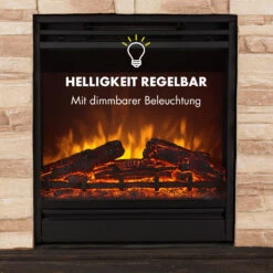 Kaprun Elektrischer Kamin 1800W Steindekor Polystone Fernbedienung -Klarstein Verkaufsgeschäft 10032596 de 0007 logo