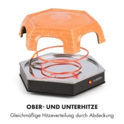 Capricciosa Pizzaofen 1500W Abdeckung Aus Terracotta Warmhaltefunktion 17 Capricciosa Pizzaofen 1500W Abdeckung Aus Terracotta Warmhaltefunktion -Klarstein Verkaufsgeschäft 10032597 de 0007 logo