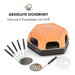 Capricciosa Pizzaofen 1500W Abdeckung Aus Terracotta Warmhaltefunktion 18 Capricciosa Pizzaofen 1500W Abdeckung Aus Terracotta Warmhaltefunktion -Klarstein Verkaufsgeschäft 10032597 de 0008 logo