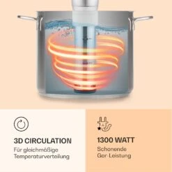 Quickstick Sous Vide Garer Thermostat: 50-95 °C Für 20 L Edelstahl -Klarstein Verkaufsgeschäft 10032670 de 0005 logo