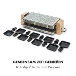 Prime-Rib Raclettegrill 8 Pers. 1500 W Natursteinplatte Edelstahl Holz -Klarstein Verkaufsgeschäft 10032695 de 0006 logo