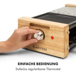 Chateaubriand Nuovo Raclette 1200W Aluminium / Stein 8 Personen Holz -Klarstein Verkaufsgeschäft 10032729 de 0005 logo