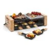 Chateaubriand Nuovo Raclette 1200W Aluminium / Stein 8 Personen Holz -Klarstein Verkaufsgeschäft 10032729 yy 0001 titel