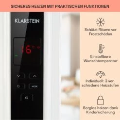 Thermaxx 2500 Ölradiator 2500W 5-35° C 24h-Timer Weiß/schwarz 15 Thermaxx 2500 Ölradiator 2500W 5-35° C 24h-Timer Weiß/schwarz -Klarstein Verkaufsgeschäft 10032775 de 0004 usp