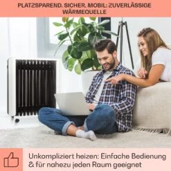 Thermaxx 2500 Ölradiator 2500W 5-35° C 24h-Timer Weiß/schwarz 18 Thermaxx 2500 Ölradiator 2500W 5-35° C 24h-Timer Weiß/schwarz -Klarstein Verkaufsgeschäft 10032775 de 0007 usp