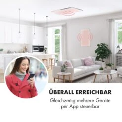 Wonderwall Smart Infrarotheizung 50x90cm App 450W Wochentimer IP24 -Klarstein Verkaufsgeschäft 10032783 de 0003 logo