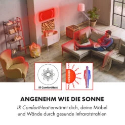 Wonderwall Smart Infrarotheizung 50x90cm App 450W Wochentimer IP24 -Klarstein Verkaufsgeschäft 10032783 de 0005 logo