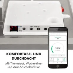 Wonderwall Smart Infrarotheizung 50x90cm App 450W Wochentimer IP24 -Klarstein Verkaufsgeschäft 10032783 de 0008 logo