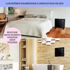 Norderney Konvektions-Heizgerät Thermostat Timer 1000W 20m² -Klarstein Verkaufsgeschäft 10032787 de 0007 usp