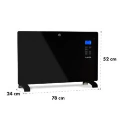 Norderney Konvektions-Heizgerät Thermostat Timer 2000W 30m² Schwarz -Klarstein Verkaufsgeschäft 10032789 yy 0008 logo