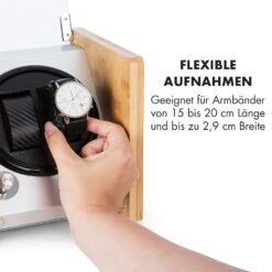 Hanoi 2 Uhrenbeweger, 2 Uhren, 3 Geschwindigkeiten, 4 Modi, Bambus -Klarstein Verkaufsgeschäft 10032797 de 0007 logo