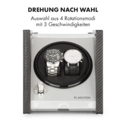 Tokyo 2 Uhrenbeweger, 2 Uhren, 3 Geschwindigkeiten, 4 Modi, Schwarz -Klarstein Verkaufsgeschäft 10032799 de 0004 logo