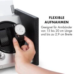 Tokyo 2 Uhrenbeweger, 2 Uhren, 3 Geschwindigkeiten, 4 Modi, Schwarz -Klarstein Verkaufsgeschäft 10032799 de 0007 logo