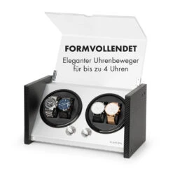 Tokyo 4 Uhrenbeweger, 4 Uhren, 3 Geschwindigkeiten, 4 Modi, Schwarz -Klarstein Verkaufsgeschäft 10032800 de 0003 logo