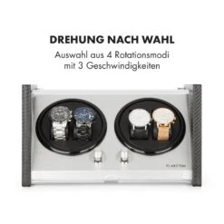 Tokyo 4 Uhrenbeweger, 4 Uhren, 3 Geschwindigkeiten, 4 Modi, Schwarz -Klarstein Verkaufsgeschäft 10032800 de 0004 logo