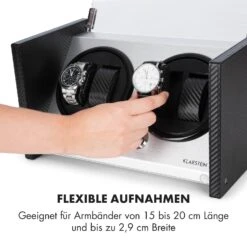 Tokyo 4 Uhrenbeweger, 4 Uhren, 3 Geschwindigkeiten, 4 Modi, Schwarz -Klarstein Verkaufsgeschäft 10032800 de 0007 logo