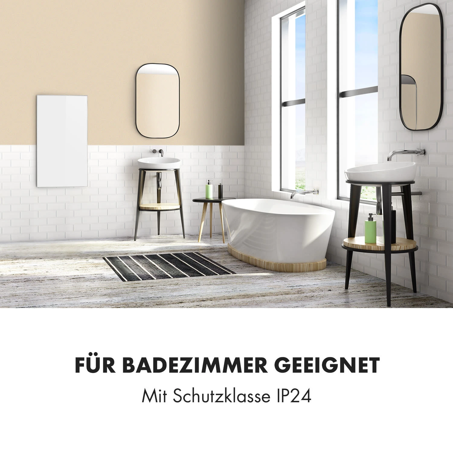 Wonderwall 45 Infrarot-Heizung 50x90cm 450W Wochentimer IP24 6 Wonderwall 45 Infrarot-Heizung 50x90cm 450W Wochentimer IP24 – Bild 4