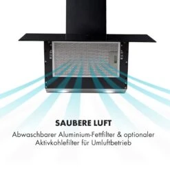 Laurel 60 Dunstabzugshaube 60cm Abluft: 350 M³/h LED Touch Glas -Klarstein Verkaufsgeschäft 10032842 de 0004 logo