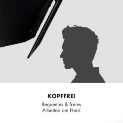 Laurel 60 Dunstabzugshaube 60cm Abluft: 350 M³/h LED Touch Glas -Klarstein Verkaufsgeschäft 10032842 de 0005 logo