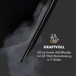 Laurel 60 Dunstabzugshaube 60cm Abluft: 350 M³/h LED Touch Glas -Klarstein Verkaufsgeschäft 10032842 de 0008 logo