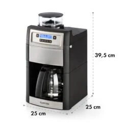 Aromatica II Duo Kaffeemaschine, Integriertes Mahlwerk, 1,25 L Silber -Klarstein Verkaufsgeschäft 10032865 yy 0011 logo Klarstein Aromatica II Duo Kaffeemaschine schwarz