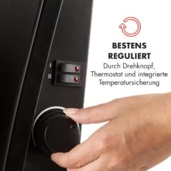 Gotland Glaskonvektor 600, 900 Und 1500W Standgerät Schwarz -Klarstein Verkaufsgeschäft 10032867 de 0003 logo