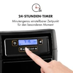 Aromatica II Set Kaffeemaschine, Mahlwerk, 1,25 L, Schwarz -Klarstein Verkaufsgeschäft 10032874 de 0005 logo