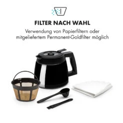 Aromatica II Thermo Kaffeemaschine, Mahlwerk, 1,25 L, Schwarz -Klarstein Verkaufsgeschäft 10032876 de 0004 logo
