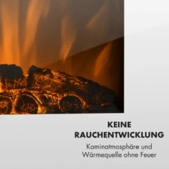 Lausanne Vertical Elektrischer Kamin 1000 Oder 2000W Feuerillusion -Klarstein Verkaufsgeschäft 10032892 de 0005 logo