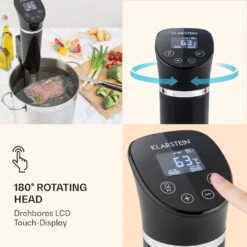 Quickstick Flex 1300W 3D Circulating 0-95 °C IPX7 Timer Schwarz -Klarstein Verkaufsgeschäft 10032905 de 0004 logo