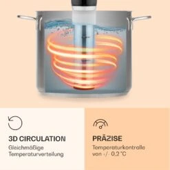 Quickstick Flex 1300W 3D Circulating 0-95 °C IPX7 Timer Schwarz -Klarstein Verkaufsgeschäft 10032905 de 0005 logo