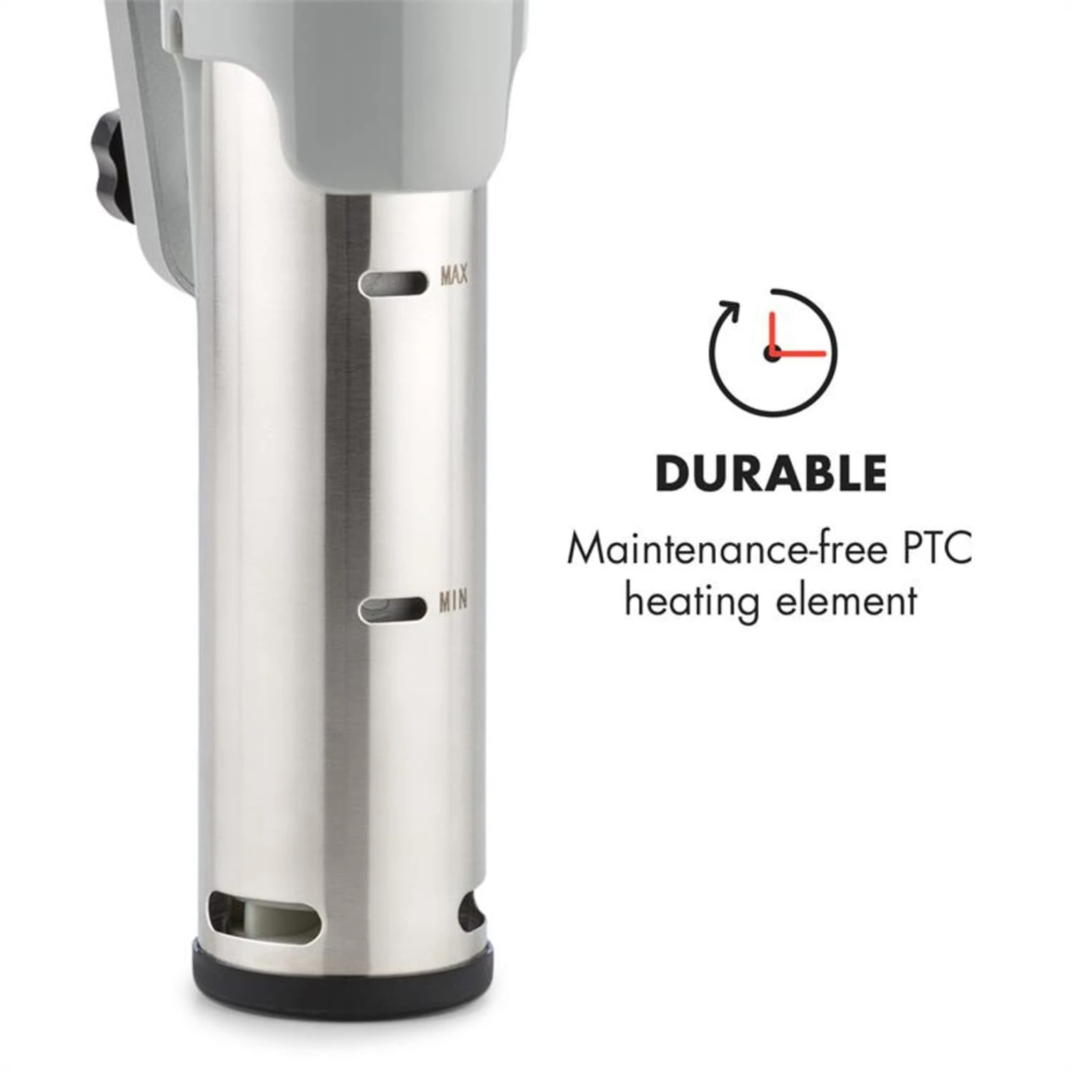 Quickstick Flex 1300W 3D Circulating 0-95 °C IPX7 Timer Silber 10 Quickstick Flex 1300W 3D Circulating 0-95 °C IPX7 Timer Silber – Bild 8