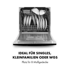 Amazonia 8 Neo Tischgeschirrspüler 8 Programme LED-Display -Klarstein Verkaufsgeschäft 10032913 de 0004 logo