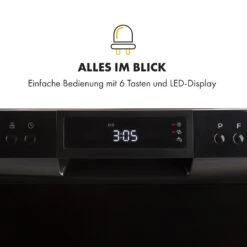Amazonia 8 Neo Tischgeschirrspüler 8 Programme LED-Display -Klarstein Verkaufsgeschäft 10032913 de 0006 logo